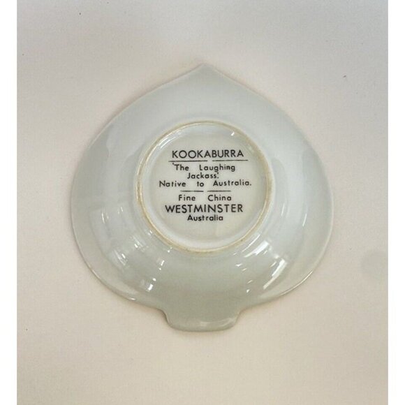 Kookaburra Trinket Dish The Laughing Jackass Westminster China Australia - Picture 5 of 7